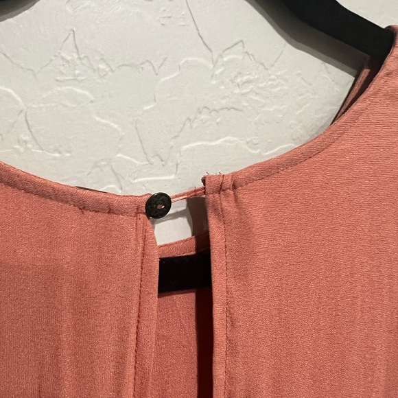 Free People Layered Tank with Open Back in Terracotta, Size Small - Picture 7 of 8